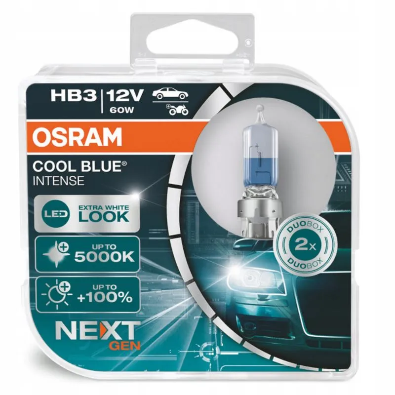 Žarulja3 HB3 12V / 60W P20D cool blue intense nextgen 5000K duo box - Prelog