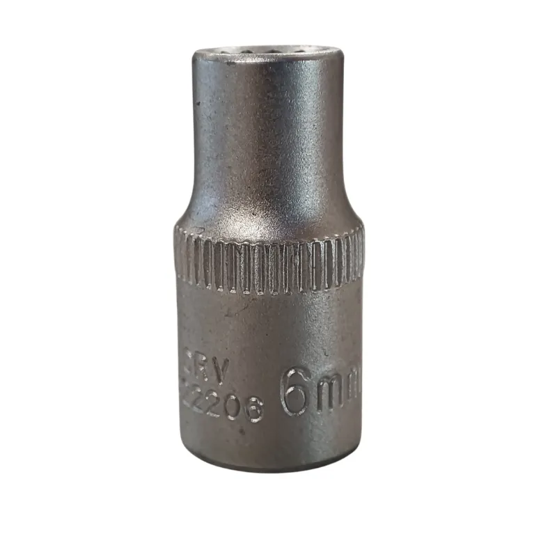 kratka gedora, 1/4", 6mm - slika 2