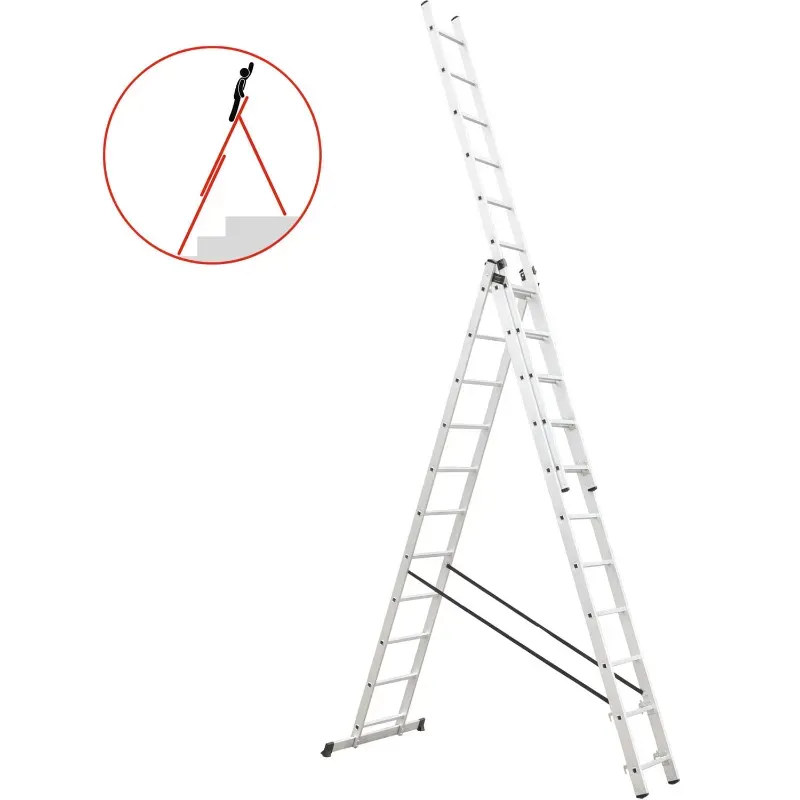 aluminijske multifunkcionalne ljestve 3x10 - slika 2