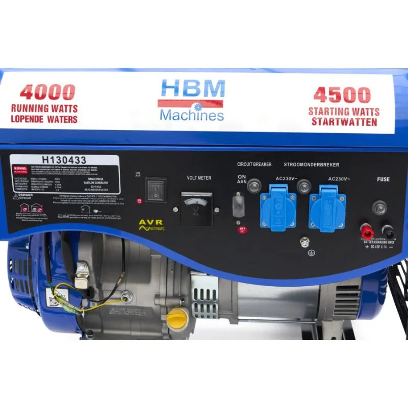 generator električne snage od 4300 w s benzinskim motorom - slika 4