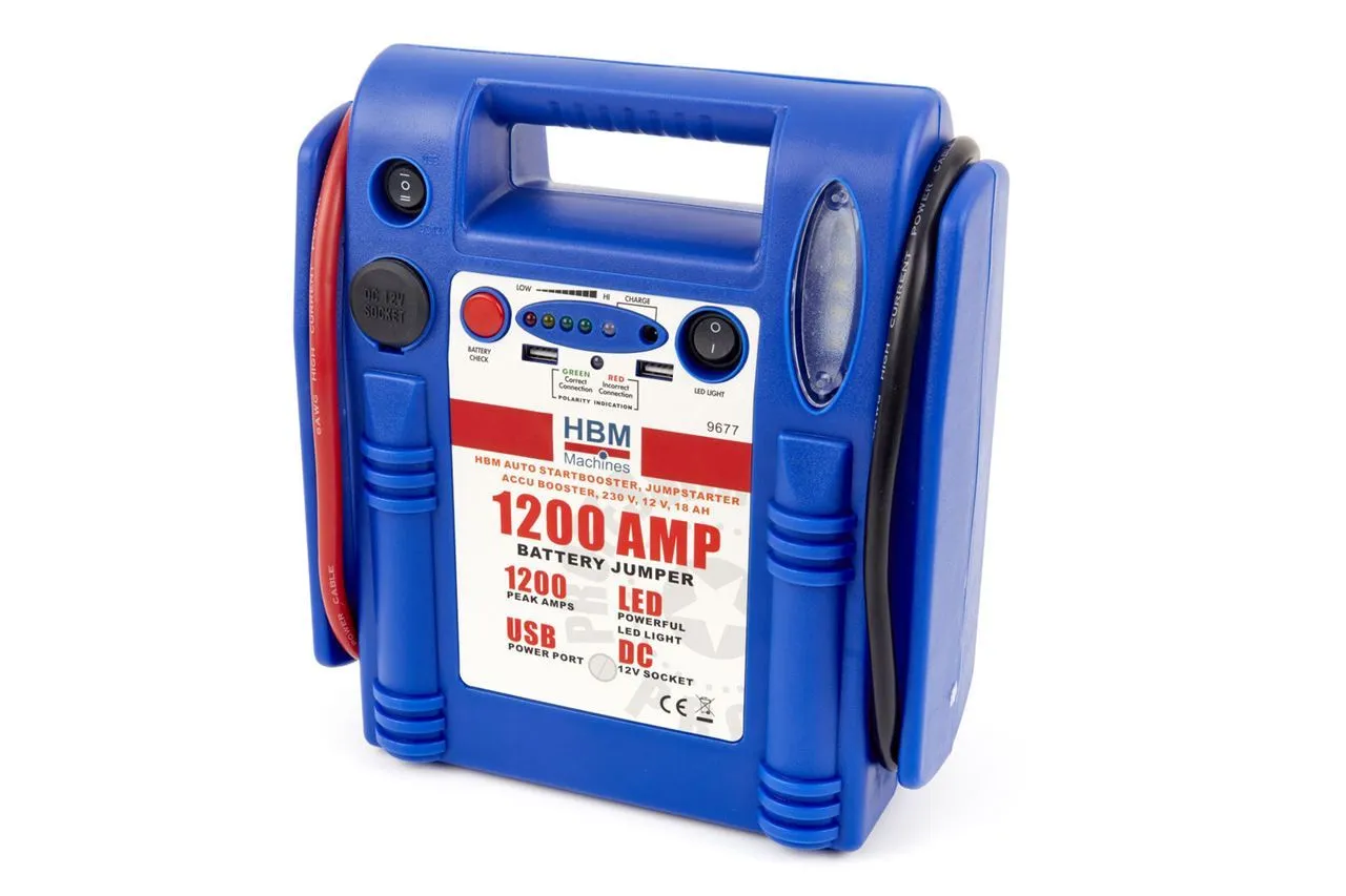 punjač akumulatora/starter, 230 v, 12 v, 18 ah - slika 3
