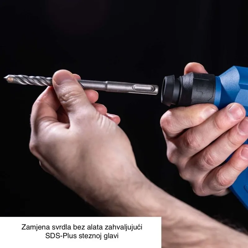 akumulatorska udarna bušilica c-rhd130-x, 1,3 j, led svjetlo - slika 14