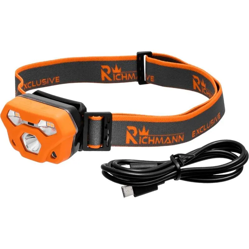 usb punjivo prednje svjetlo sa senzorom za ribolov - slika 4