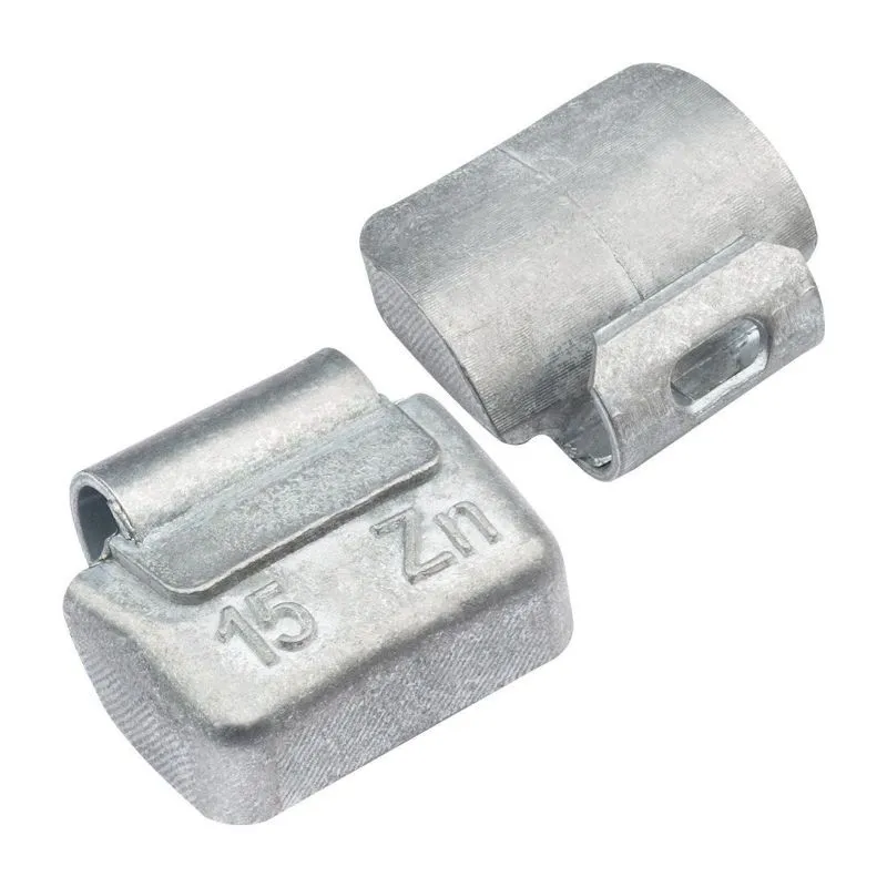 clip on utezi za čelične felge, 15 g, 100 kom, cink - slika 4