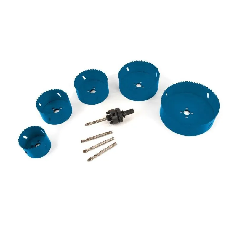 set bi-metalnih kruna za bušenje | veliki promjeri | 9-dijelni - slika 3