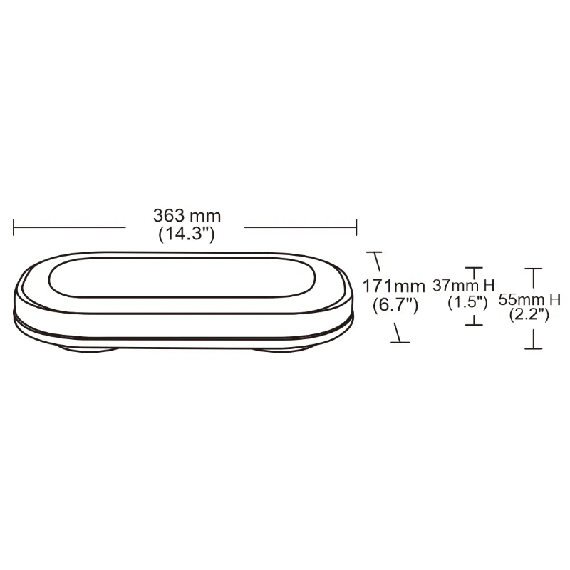 led mini svjetlosna traka tamna, magnetna, 363 mm, 12-24v, žuta - slika 6