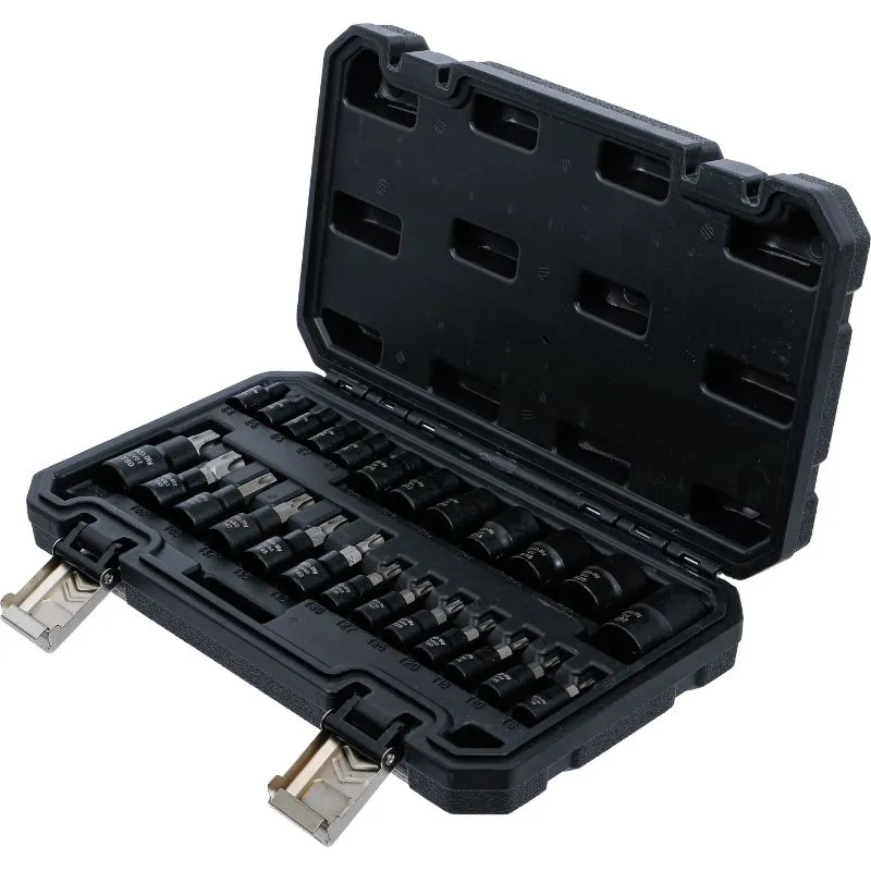 set torx i e-star nasadnih ključeva 1/4" 3/8" 1/2" 25 kom - slika 2
