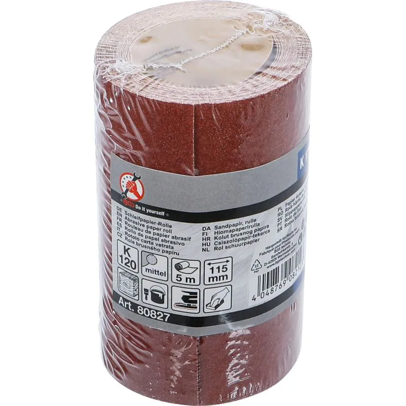 brusni papir u roli | 115 mm × 5 m | granulacija 120 - slika 4