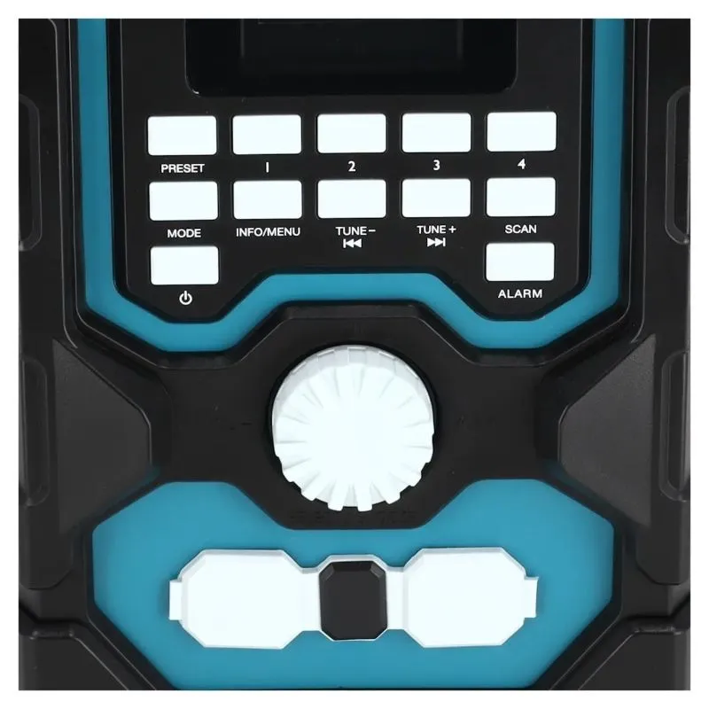 radio dab+ / fm, punjivi 18v, bluetooth, usb - slika 5
