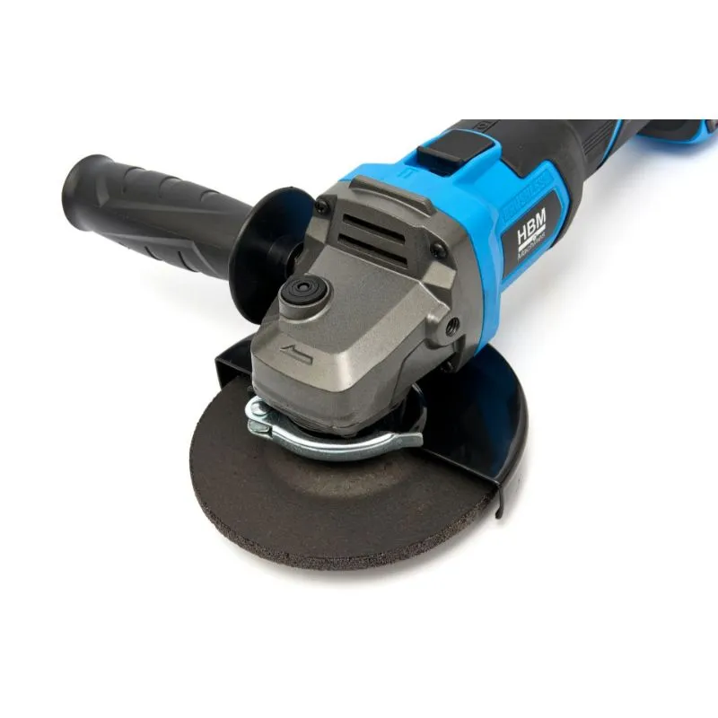aku kutna brusilica bez četkica od 20 v 125 mm s 2 li-ion baterije 4,0 - slika 4