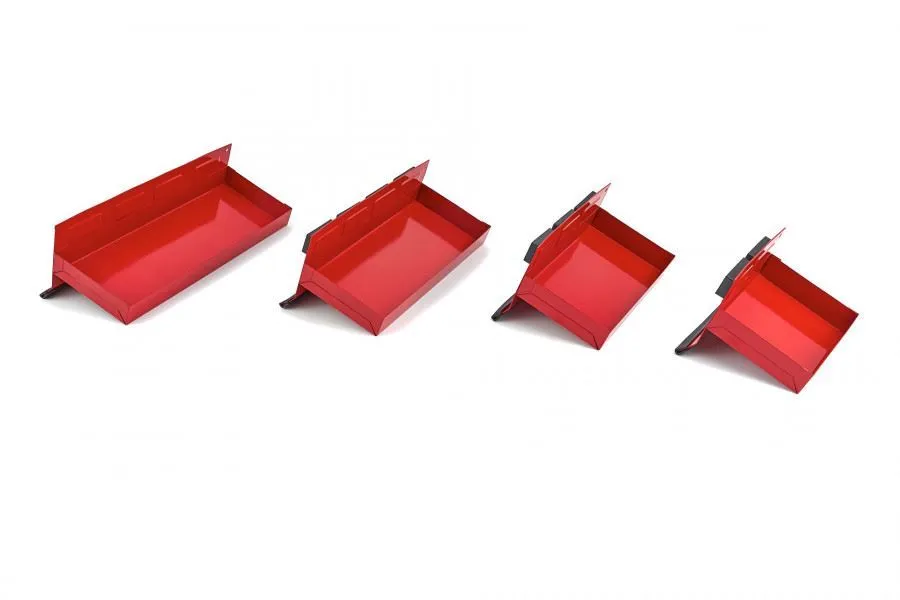 set crvenih magnetnih kutija, 4 kom - slika 2