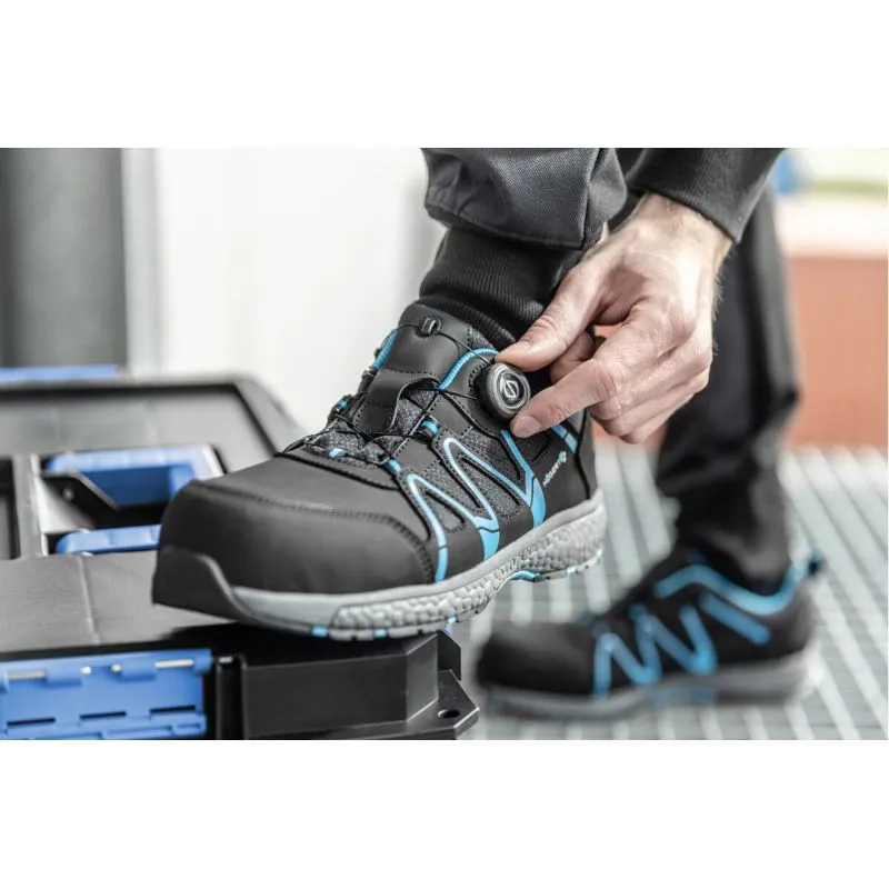 zaštitne cipele s1p src s lace system sustavom tamno sive/plave 45 - slika 2