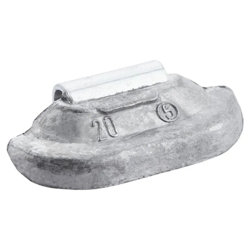 clip-on utezi za čelične felge, 20g, 100 kom, olovo-pb - slika 1