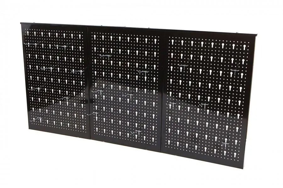Perforirani metalni panel za alate, s 18 kom nosača - Prelog