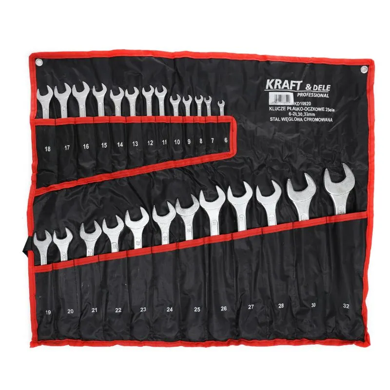 set kombiniranih ključeva 6-32 mm 25kom - slika 5