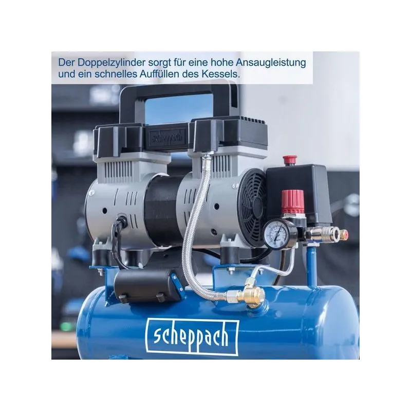 kompresor 6 l, 8 bar hc08si - slika 2