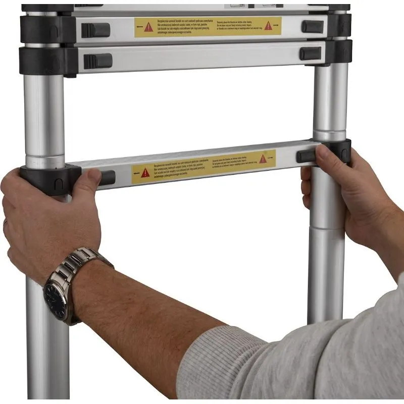 aluminijske teleskopske ljestve 3,8 m 150 kg - slika 6