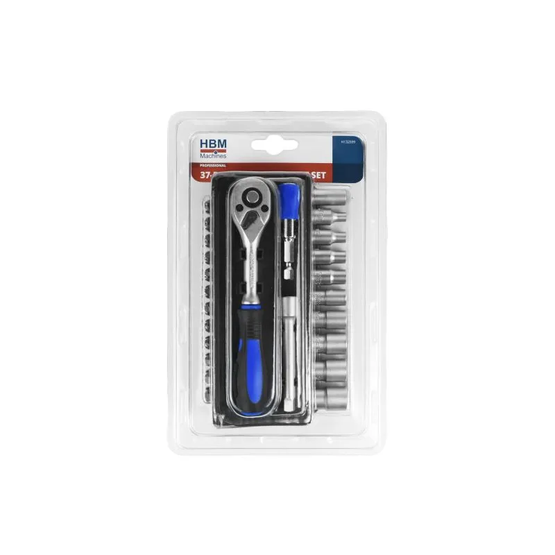 set nasadnih ključeva i bitov, 37 komada, 1/4" - slika 6