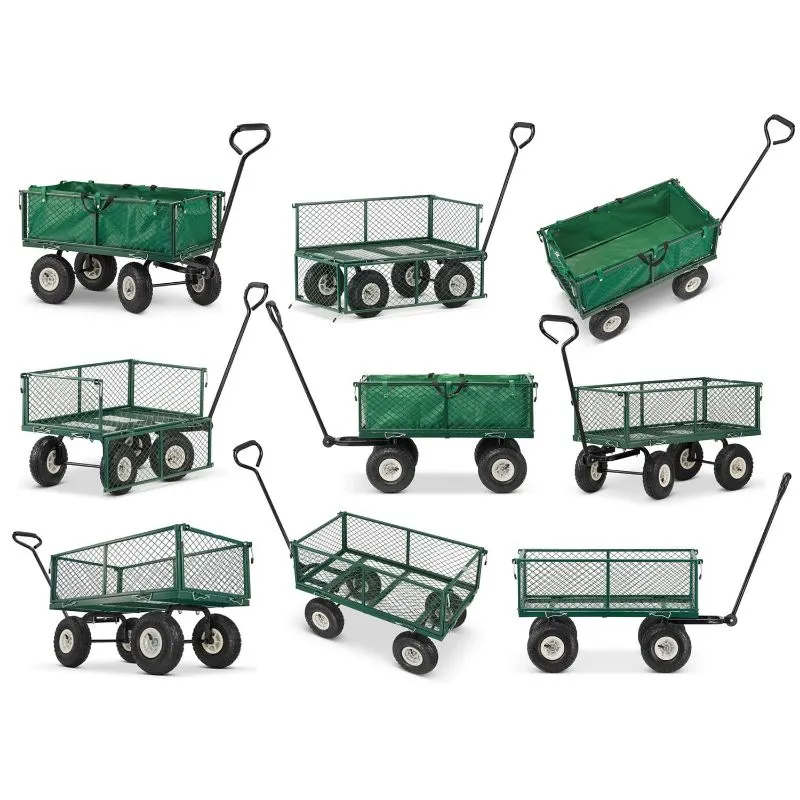 transportna kolica s mrežicom i ceradom 450kg - slika 3