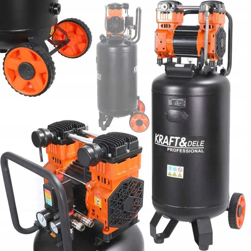 vertikalni bezuljni kompresor 100l, 3000w, 10 bar - slika 4