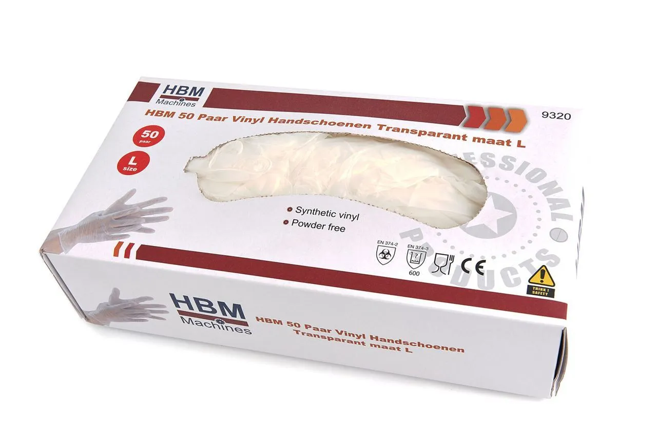 prozirne jednokratne rukavice xl - slika 2