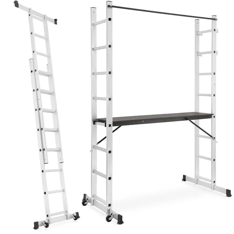 Aluminijska skela- ljestve 2x8 gazišta - Prelog