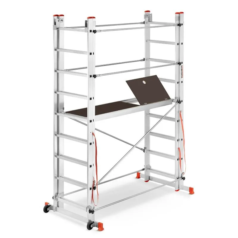 sklopiva aluminijska mobilna skela 2x7 - slika 5