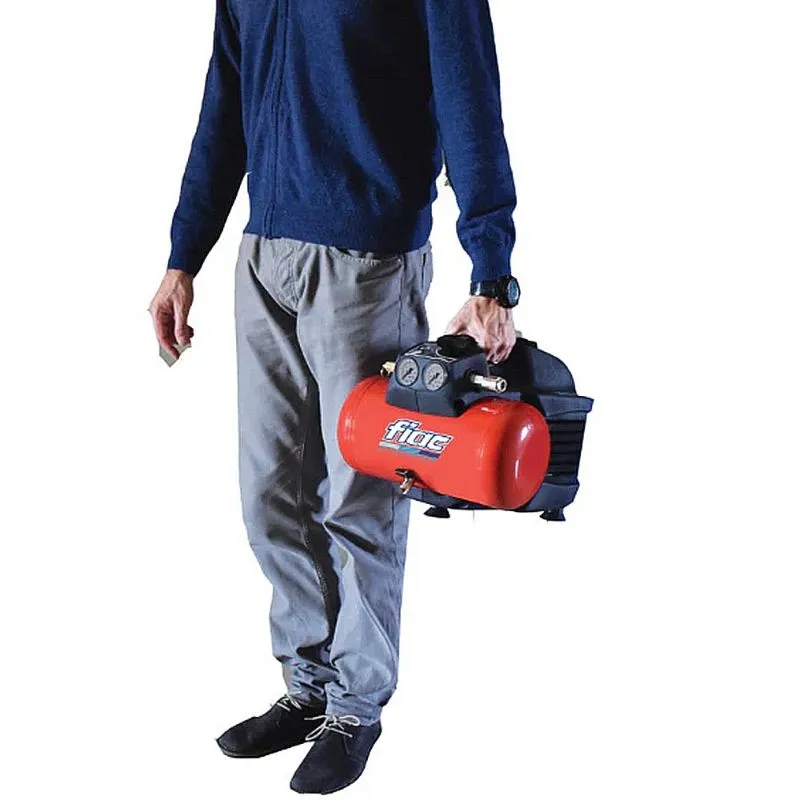 klipni kompresor 6 l, 1.1 kw, 230v - slika 2