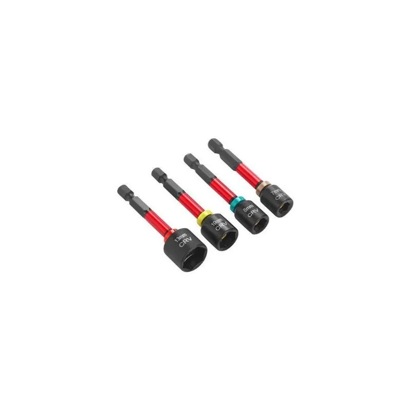 set nasadnih ključeva bitovi 4 kom, 7, 8, 10, 13 mm - slika 3