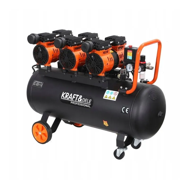 bezuljni kompresor, 100l, 230 v, 8 bar, 3×1500 w - slika 6