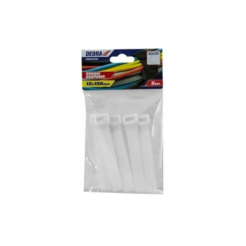 bijele velcro čičak trake 16x310 mm, 5 komada - slika 2