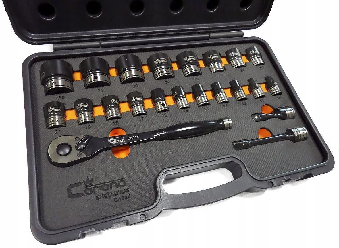 udarni nasadni ključevi set 1/2" 10-36mm - slika 2