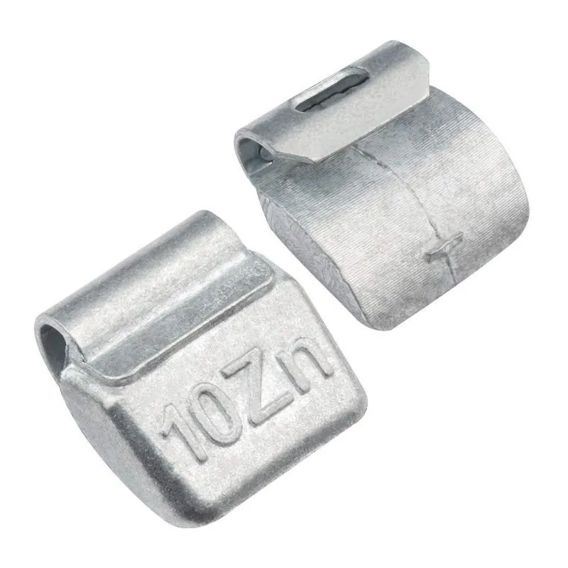 clip on utezi za čelične felge, 10 g, 100 kom, cink - slika 3