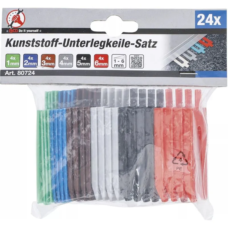 set plastičnih klinova za niveliranje | 24 kom - slika 3