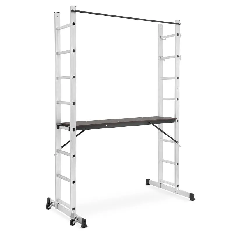 aluminijska skela- ljestve 2x8 gazišta - slika 4