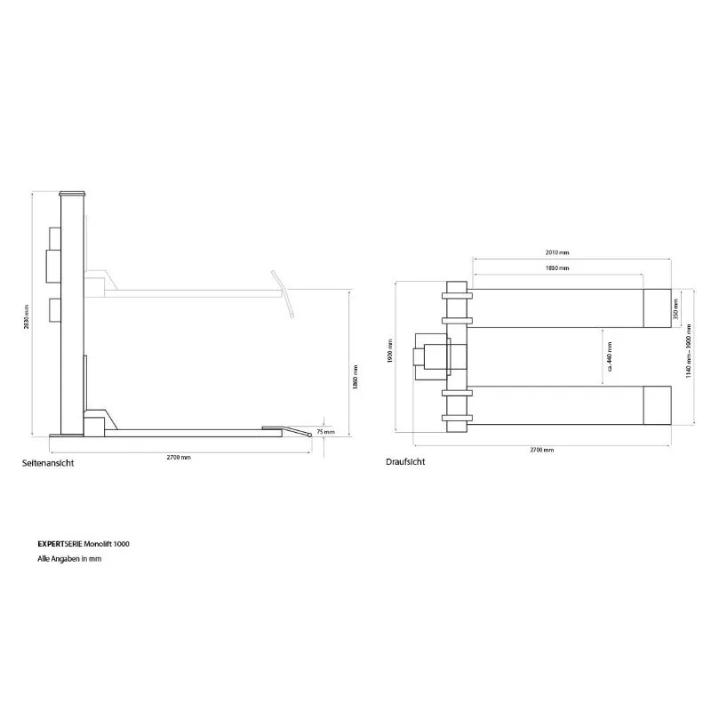 jednostupna dizalica 1000kg - slika 4