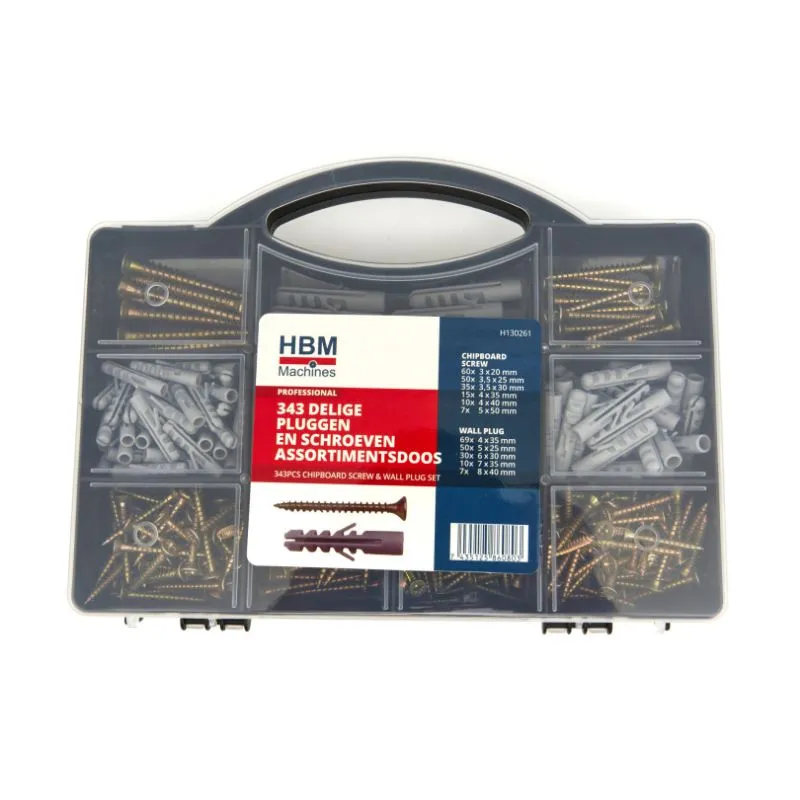 set od 343 komada tipli i vijaka - slika 2