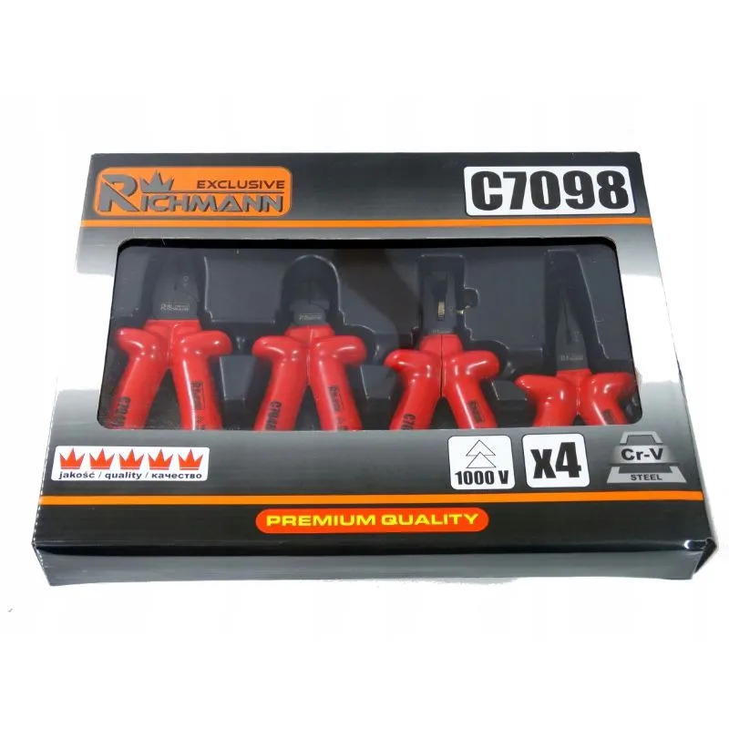 set izolacijskih električnih kliješta, 1000v - slika 3