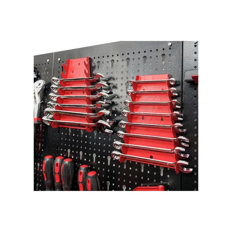 perforirani metalni panel sa 30 komada kutija i nosača - slika 9