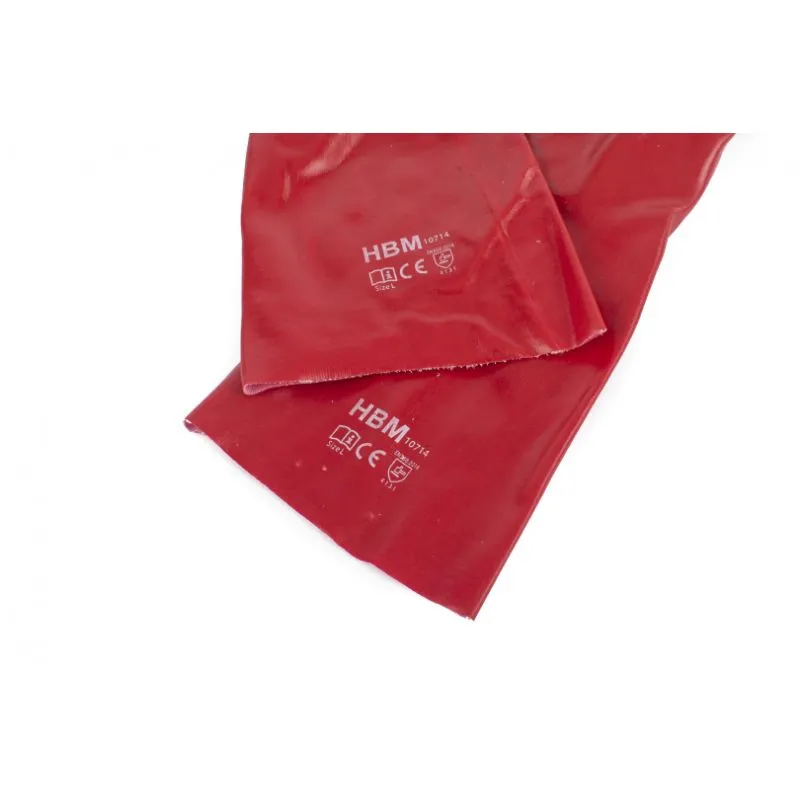 pvc zaštitne rukavice, duge, l veličina - slika 4
