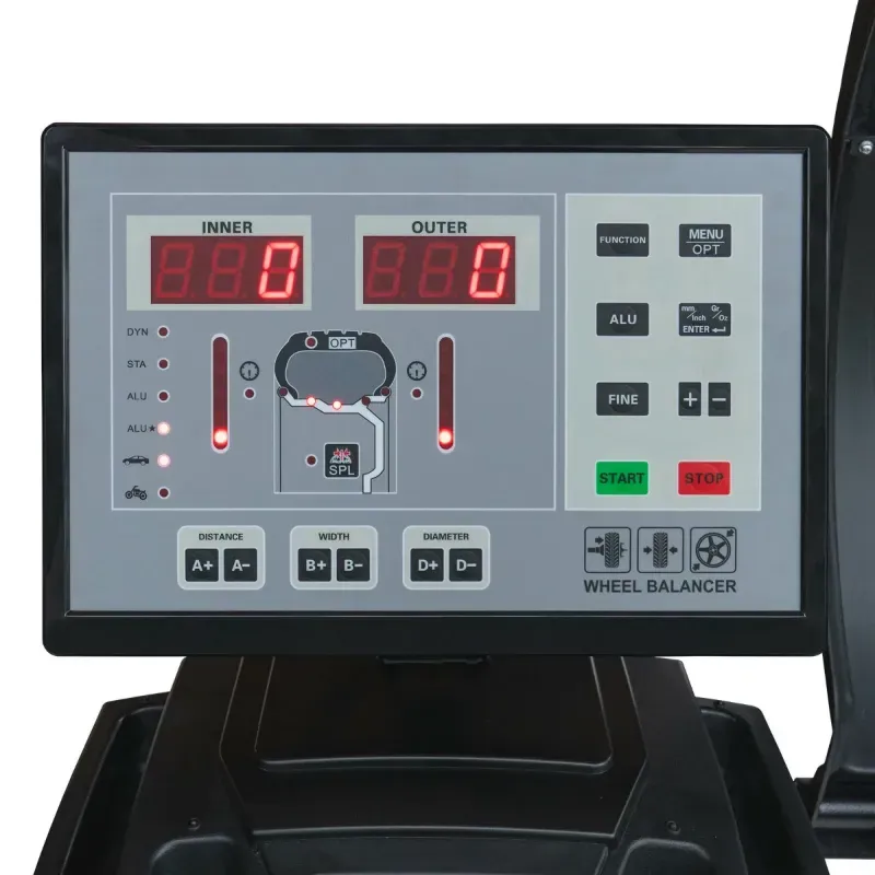 automatska motirka guma 10"-24" + automatska balansirka kotača 3d - ex - slika 9