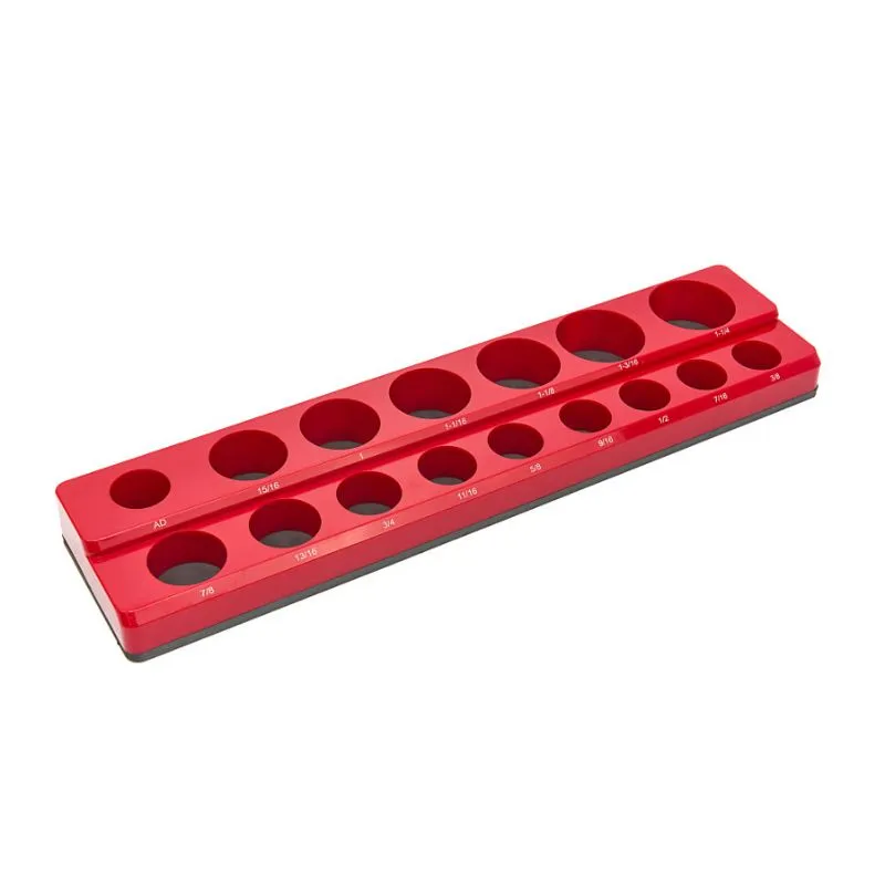 magnetski držač nasadnih ključeva za 26 komada 3/8" inch, crveni - slika 3