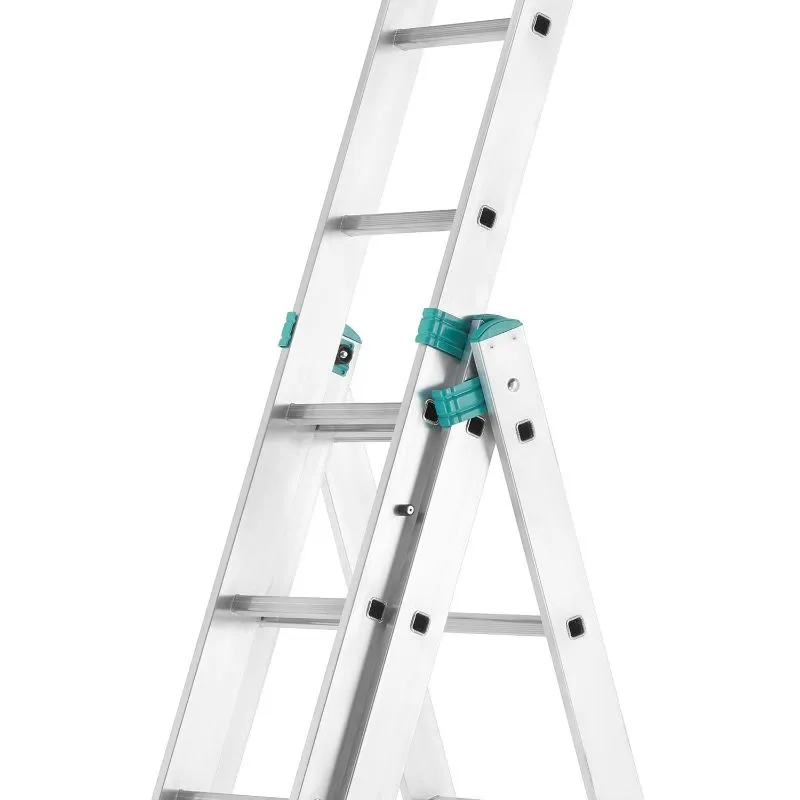 produžne aluminijske ljestve 3x14m - slika 2