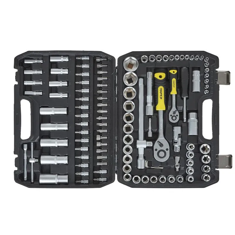 set nasadnih ključeva 1/2", 1/4", 108 komada - slika 4