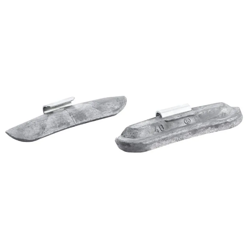 clip-on utezi za čelične felge, 40g, 50 kom, olovo-pb - slika 2