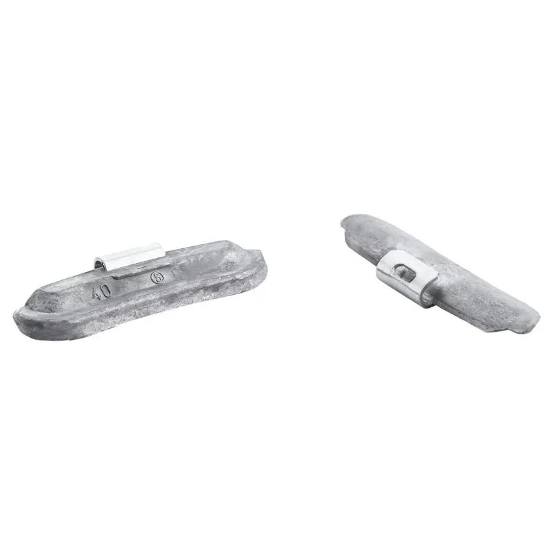 clip-on utezi za čelične felge, 40g, 50 kom, olovo-pb - slika 3