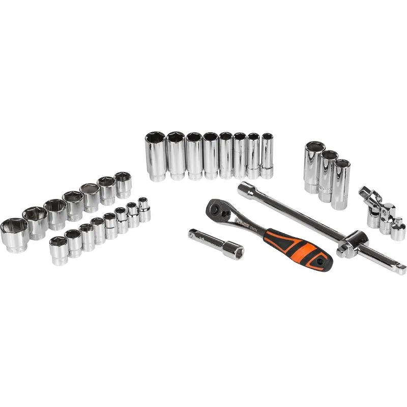 set nasadnih ključeva, 3/8", 8 - 24 mm 33kom - slika 3