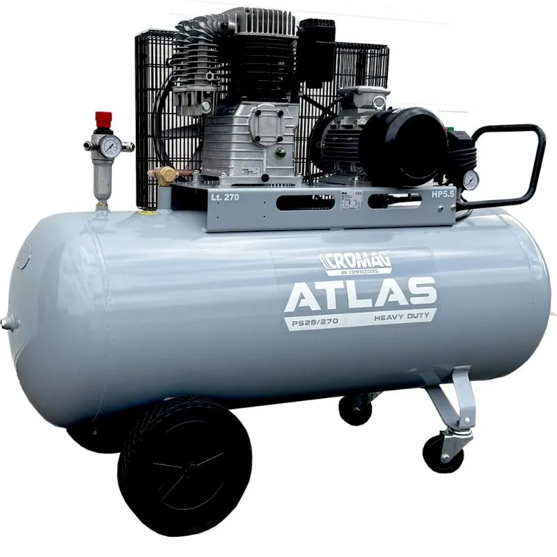 Klipni kompresor 270 L, 4 kW, 400V - Prelog