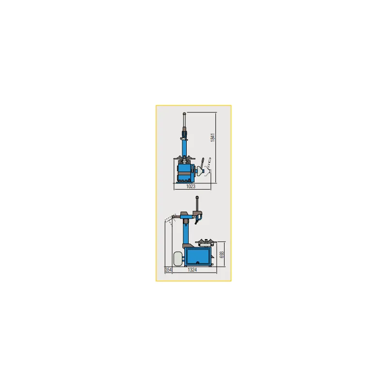 automatska montirka guma g7441v.22, 10 – 24,5”, 400v - slika 3