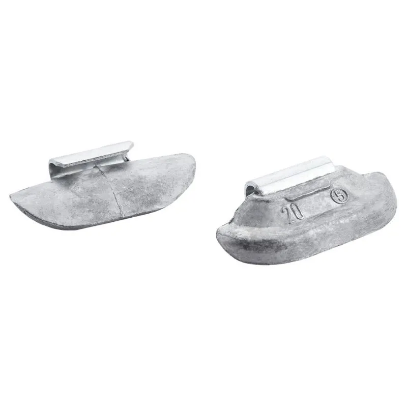 clip-on utezi za čelične felge, 20g, 100 kom, olovo-pb - slika 2